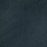 Velours de polyester côtelé envers polaire bleu foncé et châtain