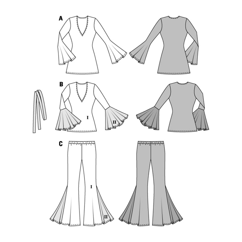 Patron n°2373 : Déguisement années 70 pour femme