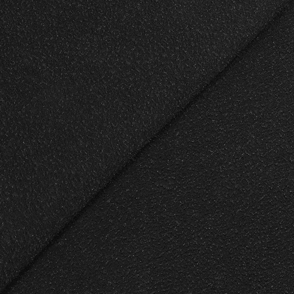 Maille de polyester texturée irisée Alexia noir