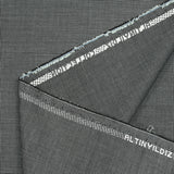 Black and light gray mixed woolen wool fabric