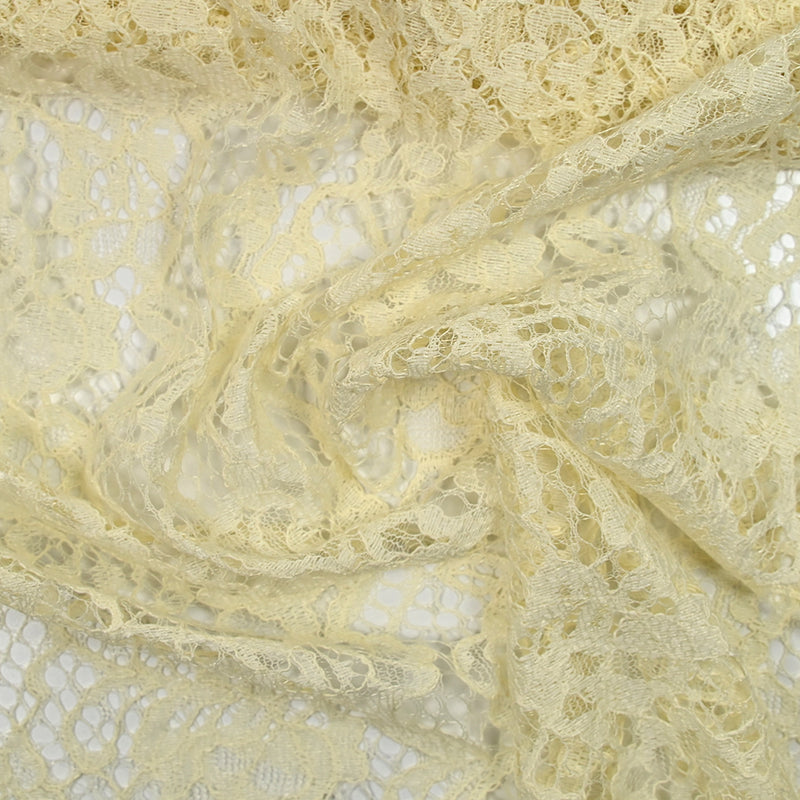 Fimiko yellow polyester lace