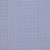 Coton imprimé petits éléments bleu fond blanc