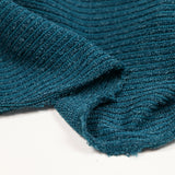 Punto canalé Bianca azul petróleo