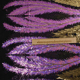 Tulle sequin plumes royales or et lilas