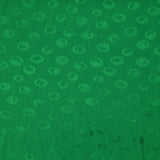 Mousseline polyester crinkle Elfy fond vert