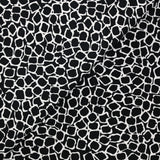 Jersey polyester écailles fond noir