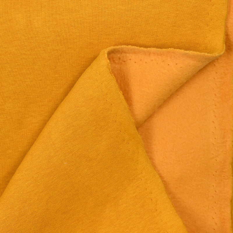 Mustard Thick Minkee Fabric