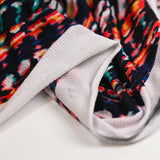 Jersey polyester imprimé multicolore