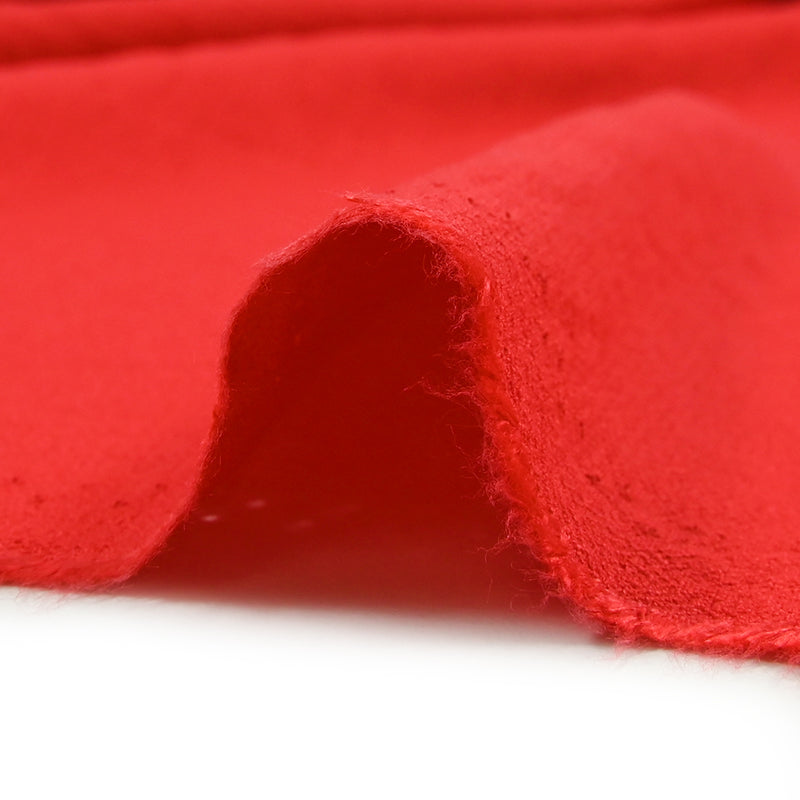 Crêpe polyviscose Lily corail