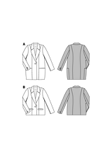 Patron Burda n°6463: Veste ample