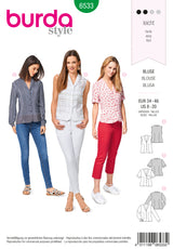 Burda boss n ° 6533: collar with collar shawl
