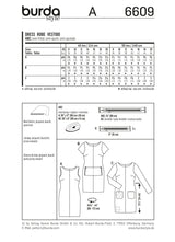 Boss n ° 6609 Burda: pocket dress