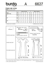 Patron n ° 6627: dress