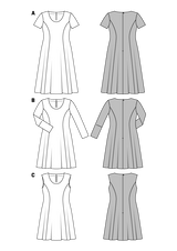 Patron n ° 6680 Burda Style: Dress