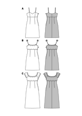Patron n ° 6686 BURDA: Breed dress