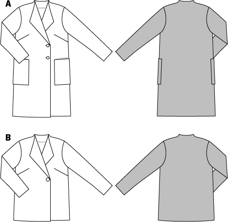 Patron n°6736 : Manteau