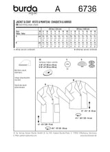 Patron n°6736 : Manteau