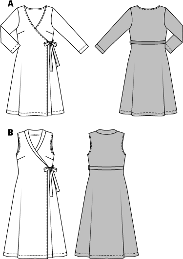 Patron n°6759 : Robe croisée