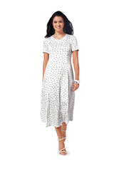 Patron n ° 6821: Curved dress