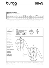 Patron n°6849 : Chemises