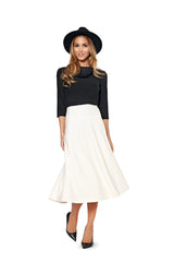 Patron n ° 6880: GODET skirt flared