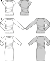 Patron n ° 6910: T-shirt and dress