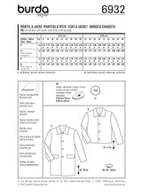 Patron n ° 6932: Manteau and jacket for men