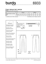 Patron n ° 6933: men's pants