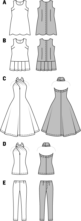 Patron N°6960 : Habits de poupée