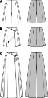 Patron n ° 6980: Culotte skirt