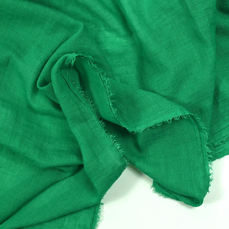 Voile de polycoton Vicky vert sirop