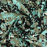 Crêpe de chine 100% soie camouflage