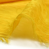 Mousseline Polyester Crinkle Elfy yellow background