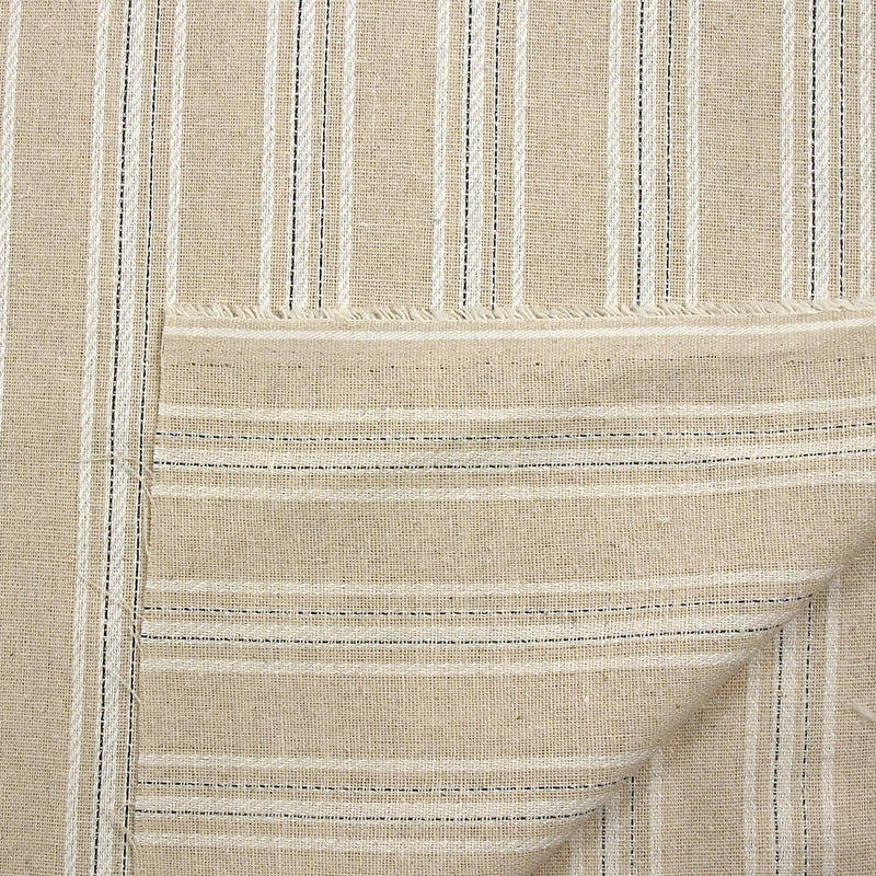 Polyester and linen with Lurex Silver Margot natural background