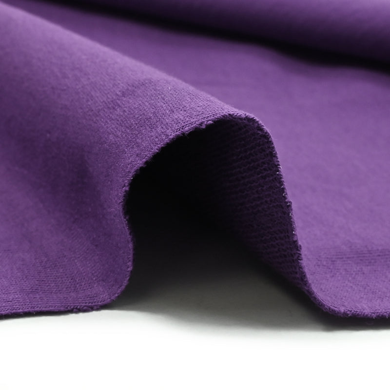 Jersey French Terry Cotton Organic Violet