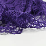 Fumiko purple polyester lace polyester