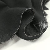 Voile polycoton jacquard à pois noir