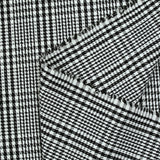 Jacquard Prince de Galles noir et blanc