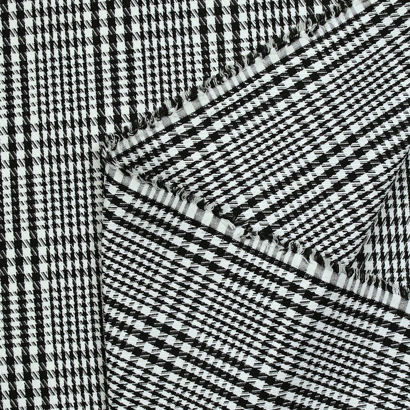 Black and white Wales jacquard