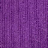 Velours polyester côtelé violet