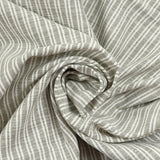 Linen mixed with striped gray background