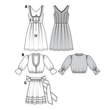 Patron n°7443 : Robe folklore