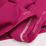 Gabardine de laine vierge rose fuchsia