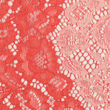 Polyester Lace Sarah Festoned Tricolor Tones Corail
