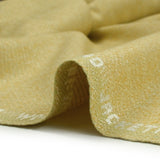 Straw yellow woolen wool