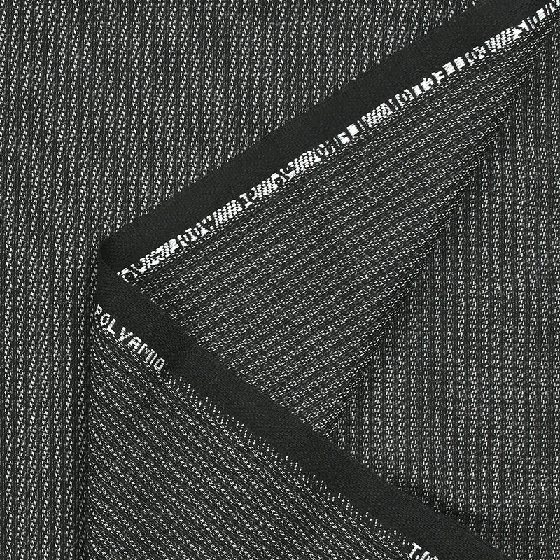 Elsa -mixed wool tailor fabric black background