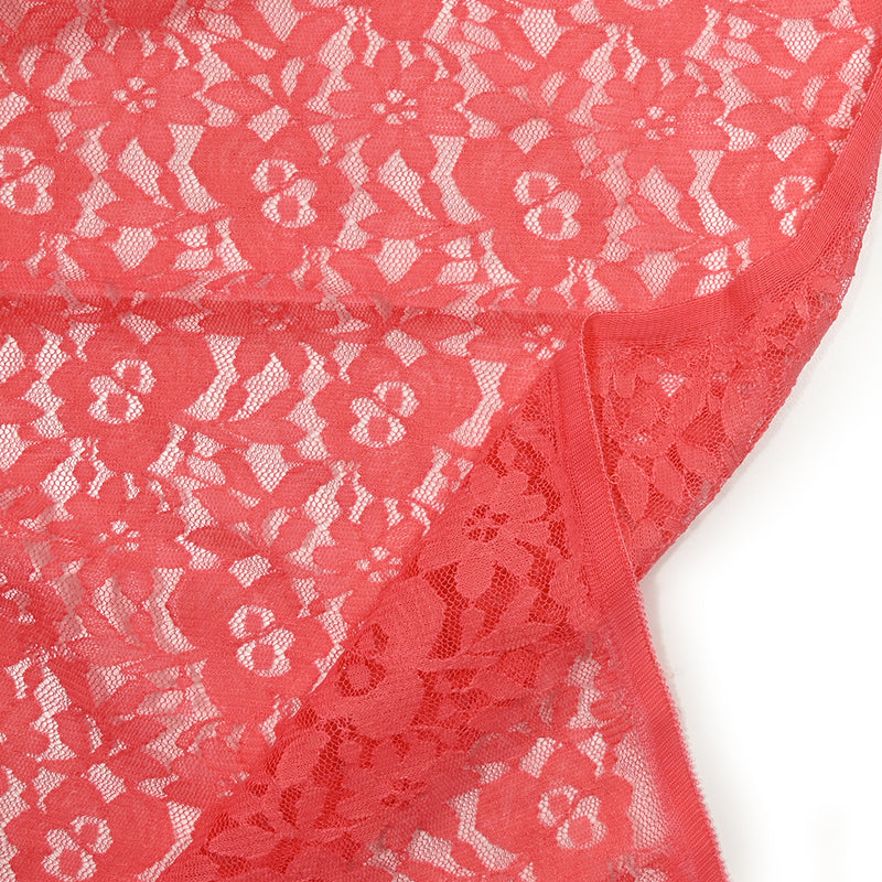 Sandrine Corail polyester lace