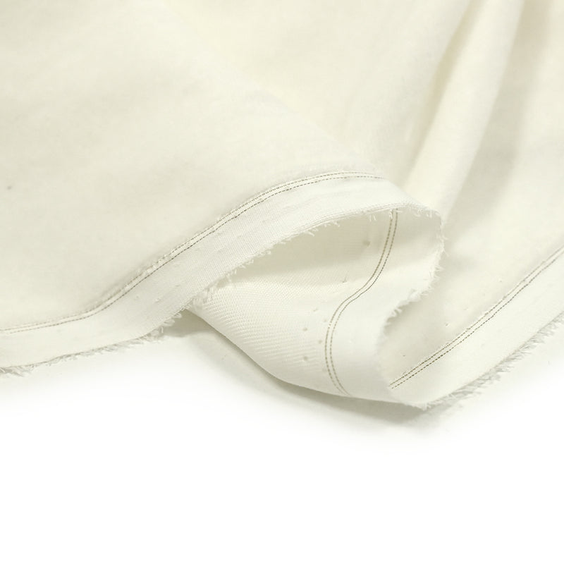 Broady white polyester velvet broken