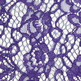 Festoned lace polyester manon purple