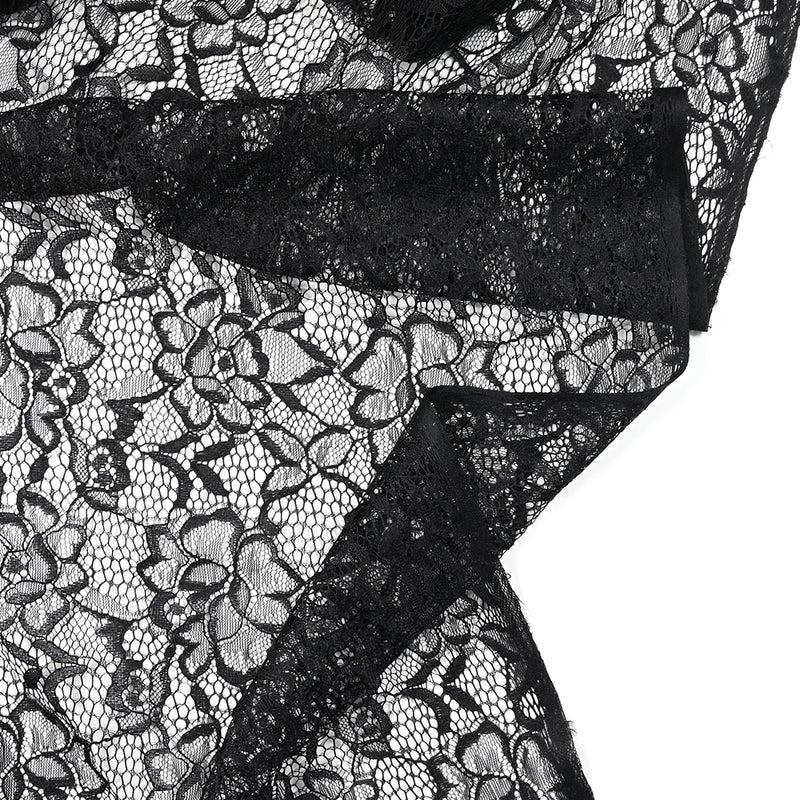 Black Garance polyester lace